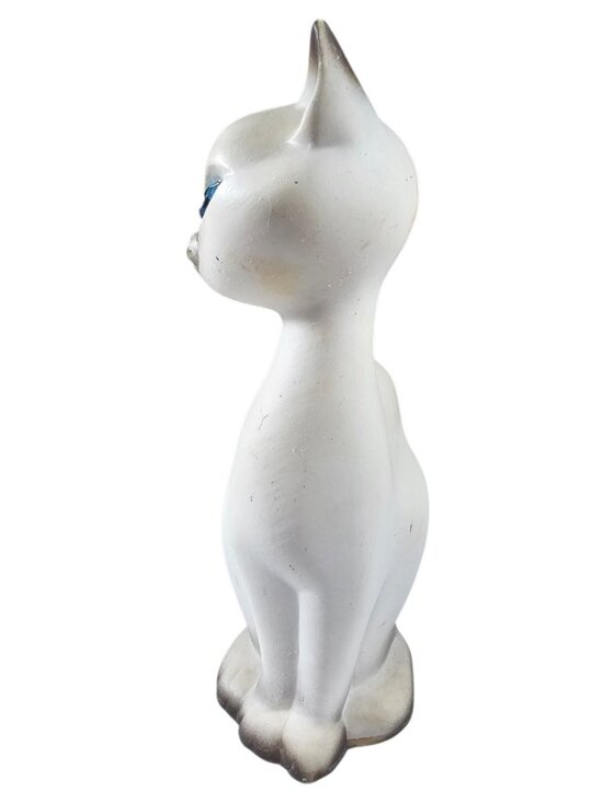 VTG Roseland CALIF U.S.A SPARKLER Siamese Cat Blue Rhinestone Eyes Read - Picture 4 of 10